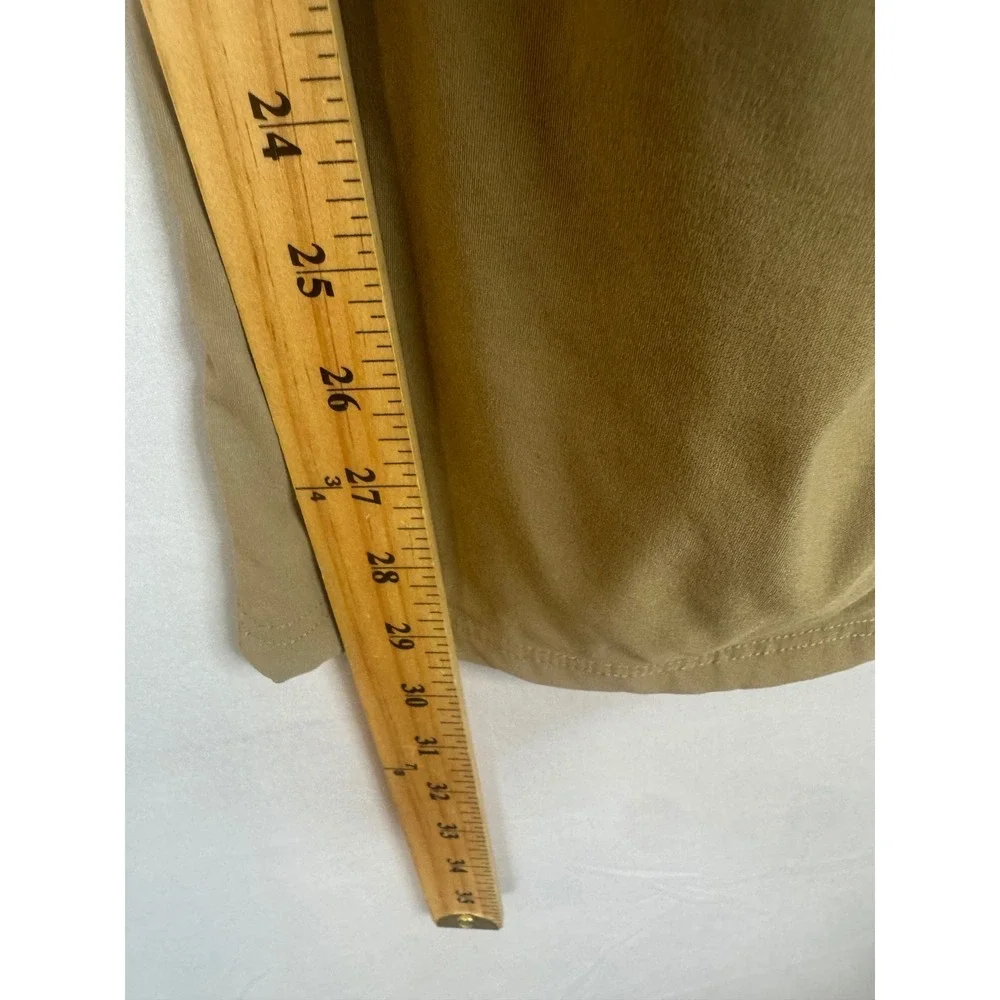 Orvis Classic Collection Fleece Lined Pants Mens 38x29 Tan Khaki Nylon Stretch